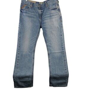 NWT Ariat M7 Slim Fit 40x34 Mens Straight Leg Light Wash Denim Jeans
